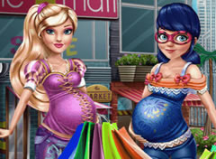 Barbie e Ladybug Grávidas no Shopping
