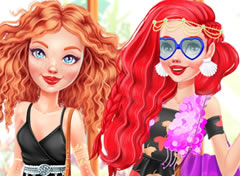Look das Princesas Moana e Ariel